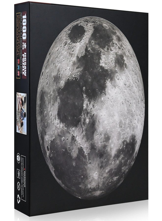 Lirches 1000 Piece Puzzle for Adults, Space Moon Jigsaw Puzzles 1000 Pieces, Round Planet Puzzles for Adults 1000 Pieces, High Resolution, Matte Finish, No Dust Space Puzzle - Image 3